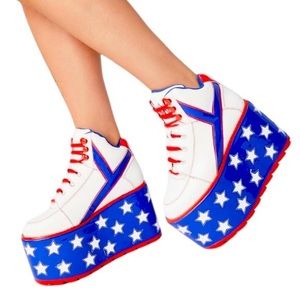 Y.R.U. Star Qozmo Platform Sneakers